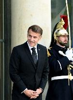 Macron Welcomes President Republic Of Liberia Joseph Boakai - Paris
