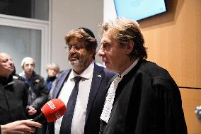 Meyer Habib At His Trial Against David Guiraud - Paris