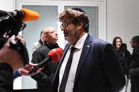 Meyer Habib At His Trial Against David Guiraud - Paris