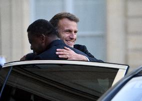 Macron Welcomes President Of The Council Of The Togolese Republic Faure Gnassingbe - Paris