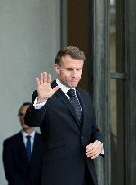 Macron Welcomes President Of The Council Of The Togolese Republic Faure Gnassingbe - Paris