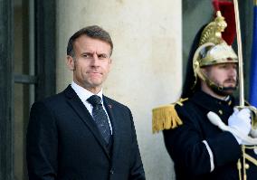 Macron Welcomes President Republic Of Liberia Joseph Boakai - Paris