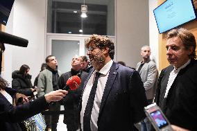 Meyer Habib At His Trial Against David Guiraud - Paris