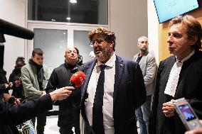 Meyer Habib At His Trial Against David Guiraud - Paris
