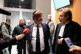 Meyer Habib At His Trial Against David Guiraud - Paris