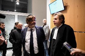 Meyer Habib At His Trial Against David Guiraud - Paris