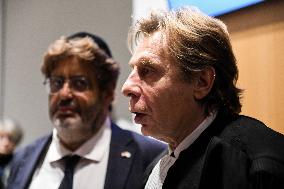 Meyer Habib At His Trial Against David Guiraud - Paris