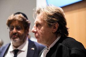 Meyer Habib At His Trial Against David Guiraud - Paris