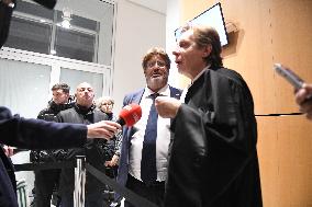Meyer Habib At His Trial Against David Guiraud - Paris