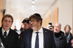 Meyer Habib At His Trial Against David Guiraud - Paris