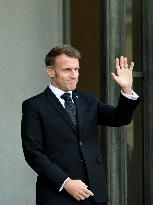 Macron Welcomes President Of The Council Of The Togolese Republic Faure Gnassingbe - Paris