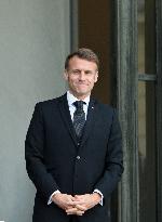 Macron Welcomes President Of The Council Of The Togolese Republic Faure Gnassingbe - Paris