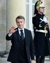 Macron Welcomes President Republic Of Liberia Joseph Boakai - Paris