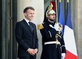 Macron Welcomes President Republic Of Liberia Joseph Boakai - Paris