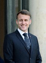 Macron Welcomes President Republic Of Liberia Joseph Boakai - Paris