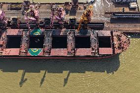 Yangtze River Coal Storage Yard