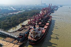 Yangtze River Coal Storage Yard