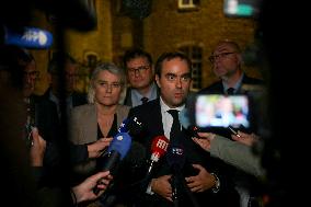 PM Sebastien Lecornu Visits the Carentan Health Centre - France