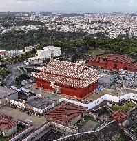 Reconstruction of Shuri Castle in Okinawa