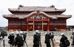 Reconstruction of Shuri Castle in Okinawa