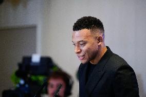 Kylian Mbappe Receives Golden Boot Award - Madrid