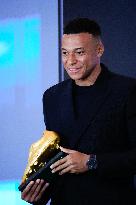 Kylian Mbappe Receives Golden Boot Award - Madrid