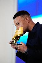 Kylian Mbappe Receives Golden Boot Award - Madrid