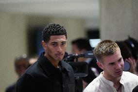 Kylian Mbappe Receives Golden Boot Award - Madrid