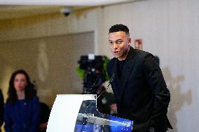 Kylian Mbappe Receives Golden Boot Award - Madrid