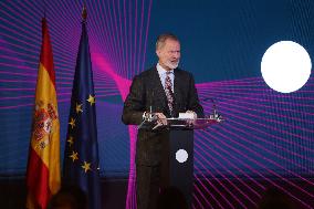 King Felipe attends the first Ibero-American Future Congress - Madrid