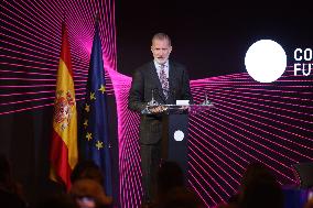 King Felipe attends the first Ibero-American Future Congress - Madrid
