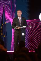 King Felipe attends the first Ibero-American Future Congress - Madrid