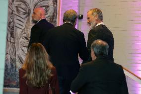 King Felipe attends the first Ibero-American Future Congress - Madrid