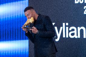 Kylian Mbappe Receives Golden Boot Award - Madrid
