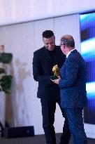 Kylian Mbappe Receives Golden Boot Award - Madrid
