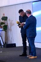 Kylian Mbappe Receives Golden Boot Award - Madrid