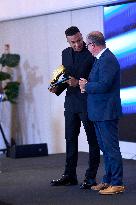 Kylian Mbappe Receives Golden Boot Award - Madrid