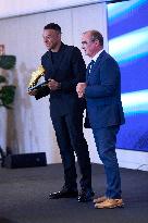 Kylian Mbappe Receives Golden Boot Award - Madrid