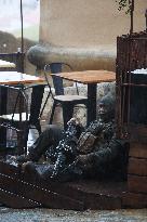 Military Exercise in The Little Town of Calvi - Corsica