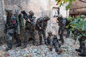 Military Exercise in The Little Town of Calvi - Corsica