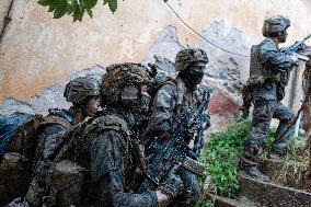 Military Exercise in The Little Town of Calvi - Corsica