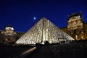 Louvre Museum Illustration - Paris