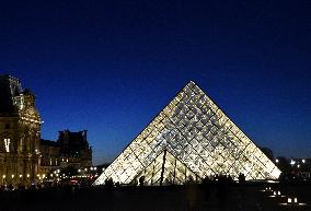 Louvre Museum Illustration - Paris