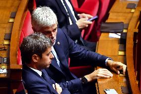 Parliamentary Debate On The 2026 Budget - Paris