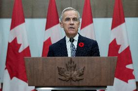 Mark Carney At Apec Summit Press Conference - Gyeongju