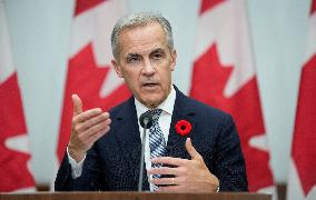 Mark Carney At Apec Summit Press Conference - Gyeongju