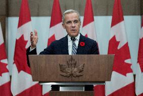 Mark Carney At Apec Summit Press Conference - Gyeongju