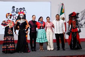 President Claudia Sheinbaum Holds Briefing - Mexico City