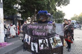 Relatives Demand Justice For The Feminicide Victims - Mexico City