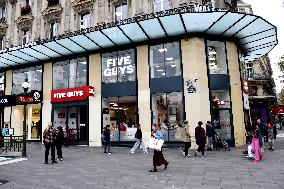 Five Guys Fast Food Illustration - Paris